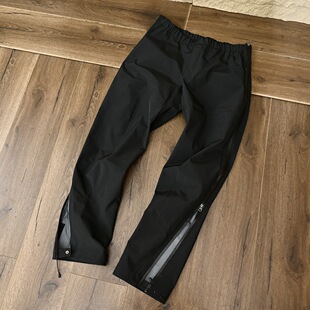 2025 fashion casual hard shell full zipper waterproof pants 90959