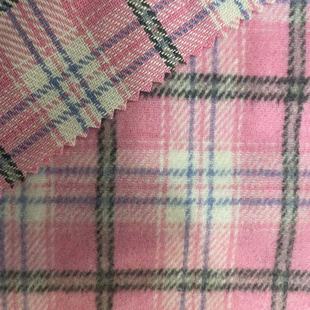 Thin Woolen Plaid Fabric, Woolen Plaid Fabric, Smooth Wool Plaid Fabric, Girls' and Women's Plaid Fabric