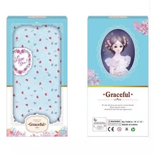 Прямая продажа фабрики 30 см толстая кукла упаковочная коробка 6 очков bjd кукла подарочная коробка упаковка подарок оптом