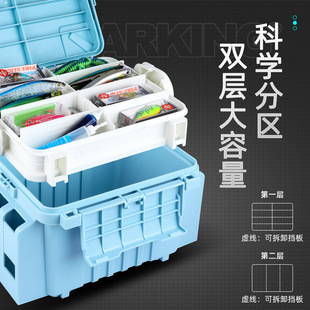 Bear King BEARKING Luya Fishing Box Вертикальный барный набор Скальная Рыбалка Морская Рыбалка Многофункциональный рыболовный ящик Рыболовный ящик Съемный маленький рыболовный ящик