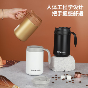 Cross-border Amazon 16oz mug American 304 stainless steel coffee cup summer office mug wholesale