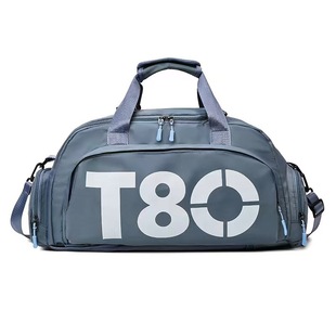 New Style Simple Yoga Gym Bag Dry and Wet Separate Short-distance Travel Bag with Independent Shoe Storage Bag Printable Logo