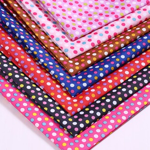 Colorful Dot Polyester Fabric Women's Fashion Printing Polyester Fabric Transfer Printing Fixed