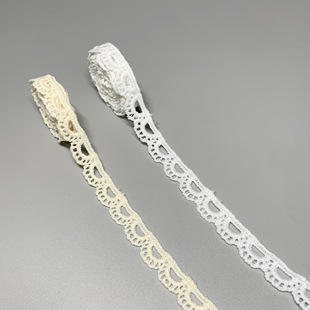 Manufacturers produce 1cm unilateral water-soluble milk silk lace clothing curtain accessories accessories Lolita DIY