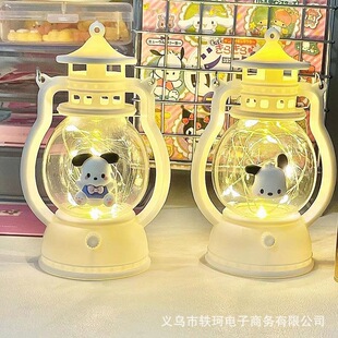 Night Light Paca Dog High Light Sound Sпальня Прикроватная лампа портативная маленькая масляная лампа Подарки на день рождения для девочек