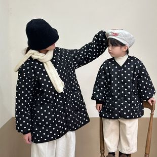 Осенняя и зимняя детская хлопчатобумажная одежда для мальчиков и девочек хлопчатобумажная одежда 2023 новые детские хлопчатобумажные куртки для родителей и детей