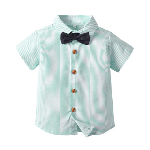 Summer new children's suit boys gentleman bow tie suspenders suit cross-border children's clothing a generation of foreign trade