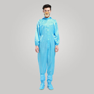 Factory wholesale anti-static coat food workshop clean dust-free clothing stripe anti-static work clothing