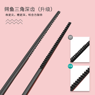 Crocodile tweezers ear picking Tweezers Stainless steel clip deep tooth gun shaped ear elbow tool cleaning ear canal cerumen clip