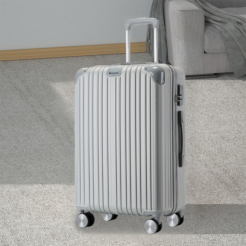 Double-Layer Explosion-Proof Zipper Wide Handle Luggage Suitcase 20inch Carry-On Travel Suitcase Trolley Case Luggage 24-Inch Universal Wheels Student