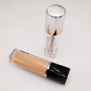 Liquid Foundation Bottle with Brush Head Highlighter Concealer DIY Lip Glaze Lip Gloss Sub-Bottle Liquid Foundation Makeup Sample Empty Bottle