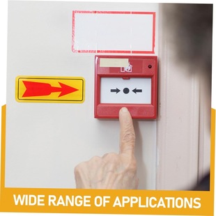 Cross-Border Hot-Selling Emergency Stop Arrow Switch Indicator Sticker Production Safety Instruction Sign Accurate and Clear Guidance