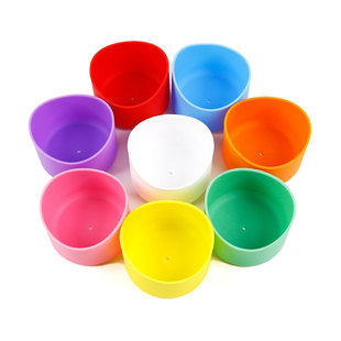 7.5cm silicone cup cover cup bottom arc universal silicone cup bottom protective cover non-slip anti-scratch anti-scald anti-wear cup cover