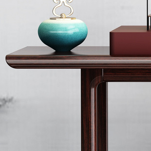 New Chinese-style Ebony Wood Entrance Table Partition Wall-leaning Table Entrance Cabinet Solid Wood Zen Style Classical Display Cabinet