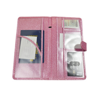 Custom Pu Buckle Card Holder for Car Registration, Driver's License, Leather Case, Folder, Passport, Ticket Holder, Card Holder