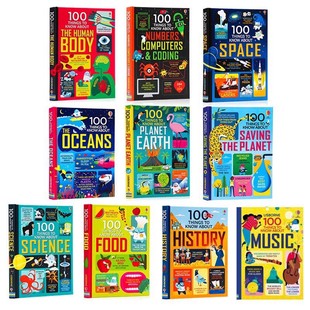 Original English 100Things to Know About 100 Great Discovery Encyclopedia hardcover 10 books