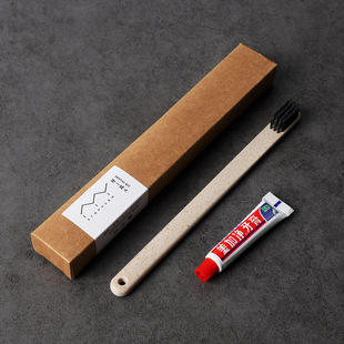 Star hotel disposable toiletries suit Kraft paper Hotel B & B disposable toothbrush comb soap