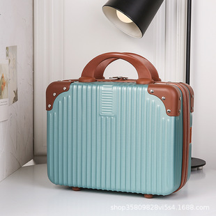 14 Inch Makeup Case Student Handbag Case 16 Inch Small Luggage Case Women's Large Capacity Storage Case Portable Wash Bag