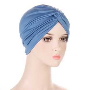 Brushed milk silk twist cap