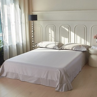 2024 spring and summer live hot Tencel 50 cotton solid color embroidery four-piece set 1.8m bed sheet four-piece set blooming