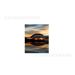 New cross-border 5D Diamond painting full diamond sunset scenery series diy stick Diamond Cross Stitch Decorative Painting Factory wholesale