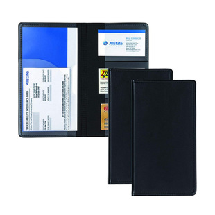 Customized Car Document Insurance Contract Information Cosmetics Bag Pu Bill Various Card Bags