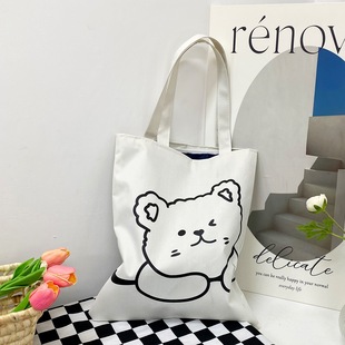 Factory wholesale 2023 new large capacity ladies shoulder handbag Oxford cloth gift bag cartoon cute