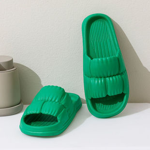 EVA Sandals Shit Feeling Women's Home Slippers 2025 New Indoor Men's Summer Bathroom Bathing Home Non-slip