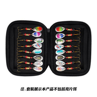 Luya rotating composite sequin bag suit outer bag EVA horse mouth bag 16 grid hand piece metal Luya sequins