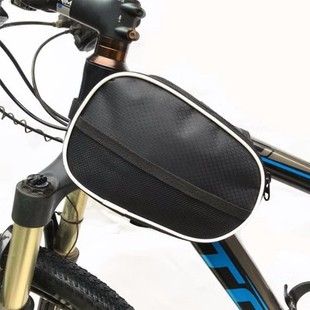 Bicycle Universal Beam Bag Anti-splashing Front Beam Bag Highway Mountain Bike Zipper Top Tube Bag Bicycle Saddle
