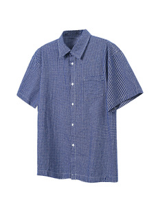 CATTEE 2025 Summer New Arrival Retro Striped Short-sleeved Shirt Men's and Women's Trendy Brand Loose All-match Casual Shirt