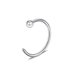 Cross-border AliExpress mixed European and American nose ring stainless steel nose ring titanium steel fake nose ring C- type nose nail puncture jewelry