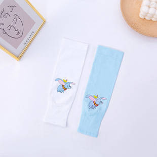 Children's Sunscreen Ice Sleeves Summer Cartoon Sleeves Printed Ice Silk Anti-UV Outdoor Cute Anti-mosquito Arm Sleeves Wholesale