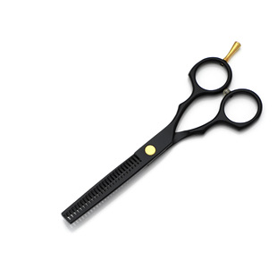 Использование парикмахера 5.5inch Ножницы с плоскими зубьями с тефлоновой росписью для парикмахерских, парикмахерские ножницы, обрезка челки, ножницы для сплющения