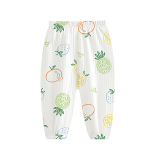 Baby Anti-mosquito Pants Summer Thin Men's and Baby's Trousers Pure Cotton Children's Base Pants Casual Cute Pajama Pants for Women