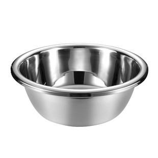 Extras Thick Deepened 304 Stainless Steel Basin Round Kitchen Soup Basin Vegetable Washing Basin and Face Basin Boiled Fish Basin Foot Washing Large Basin