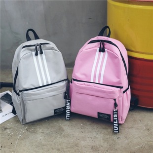 New Backpack Men's Large Capacity Couple Backpack College Senior high school Student Schoolbag Campus Travel Trendy Double Back Cross Border