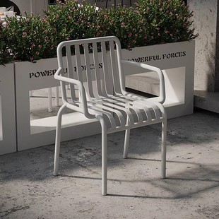 Outdoor Courtyard Table and Chair Milk Tea Shop Cafe Industrial Style Creative Leisure Area Layout Balcony Small Tea Table and Chair Combination