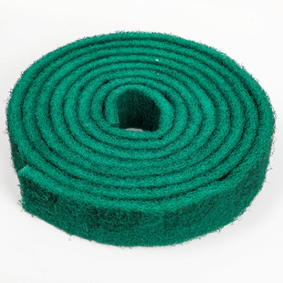 Hardened Industrial Scouring Pad, Dishwashing Cloth, Emery Stainless Steel Brushed Cloth, Pot Wiping Cloth, Thickeneded Green Scouring Pad Roll, Kitchen Use