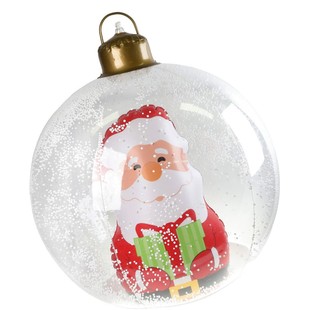 Manufacturers in stock a large number of new 60cm inflatable Christmas ball decoration a variety of styles transparent Christmas ball Christmas tree