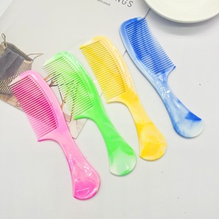 Factory direct Korean version of practical plastic two-color hairdressing comb hairdressing comb foreign trade orders
