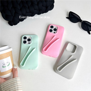Creative minimalist lipstick multicolor iPhone14/13 for 12/11 Apple 16/15PROMAX phone case XR