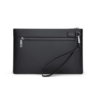 King Paul Genuine Leather Men's Clutch Bag Business Large Capacity Handbag Anti-theft High-grade Plaid Envelope Bag Clutch Bag