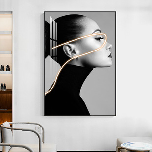 Hairdresser Decorative Painting Barber Shop Wall Mural Cyber Celebrous Hairstyle Creative Hanging Painting Bar Hair Salon Background Wall Up