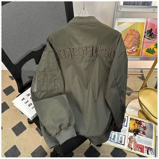 Korean Style Hong Kong Style Long Sleeve Vertical Collar Youth Jacket Coat All-match Casual Youth Popular Boys Niche Design Sense