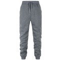 Factory price sales foreign trade Men's solid color slim casual pants wish AliExpress thickness two custom LOGO