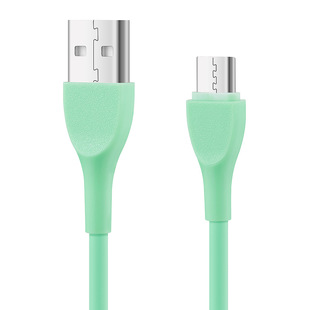 True liquid silicone data cable mobile phone charging cable for Apple iphone android type-c in stock wholesale