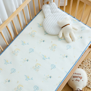 Newborn Baby Ice Silk Mat Class A Baby Special Summer Soft Mat Kindergarten Children Nap Cool Feeling Bed Sheet