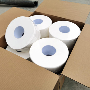 Bo Xiong senior hotel business large plate paper large roll paper household bathroom disc toilet paper 12 roll full box batch special