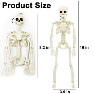 Halloween 40cm skeleton human skeleton hanging ghost plastic model party courtyard haunted house decoration props small pendant